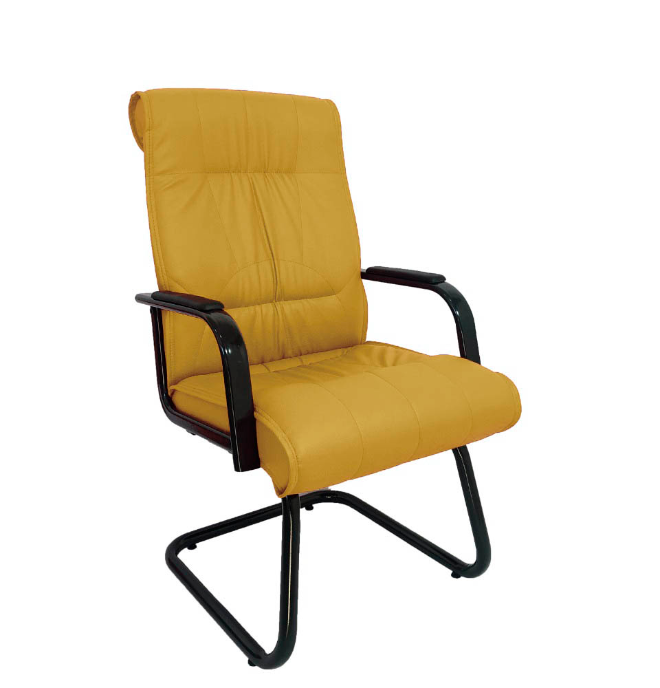 Cadeira Interlocutor Para Escritório Linha Itália Amarelo