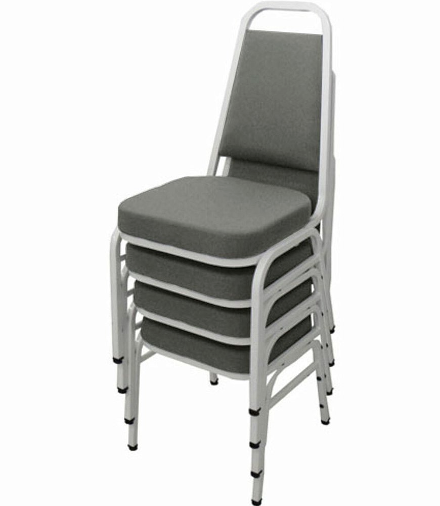Kit com 4 Cadeiras Empilháveis Linha Hotel Plus Cinza Kit com 4 Cadeiras Empilháveis Linha Hotel Plus Cinza