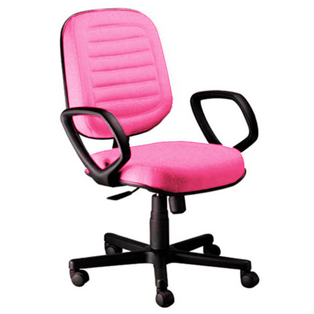 Cadeira Diretor Gomada com Braços Linha Blenda Rosa Cadeira Diretor Gomada com Braços Linha Blenda Rosa