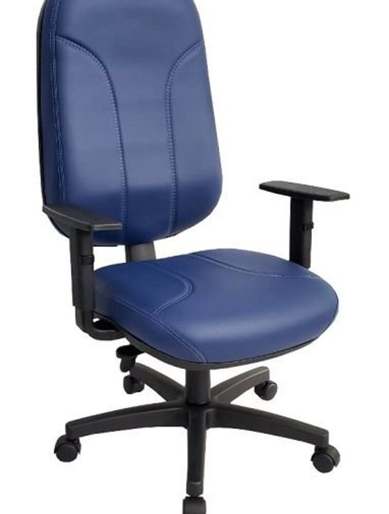 Cadeira Presidente Para Escritório Linha Parma Azul Cadeira Presidente Para Escritório Linha Parma Azul