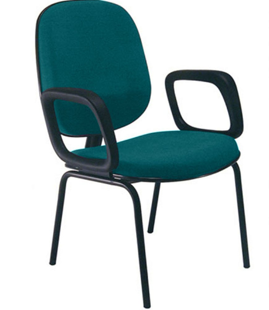 Cadeira para Igrejas Evangélicas com Braços Diretor para Escritório Linha Uno Verde Cadeira para Igrejas Evangélicas com Braços Diretor para Escritório Linha Uno Verde