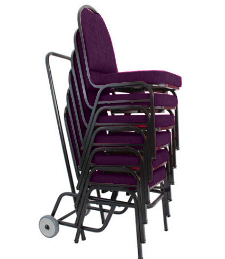 06 Cadeiras para Hotel e Auditório Linha Hotel Roxo 06 Cadeiras para Hotel e Auditório Linha Hotel Roxo