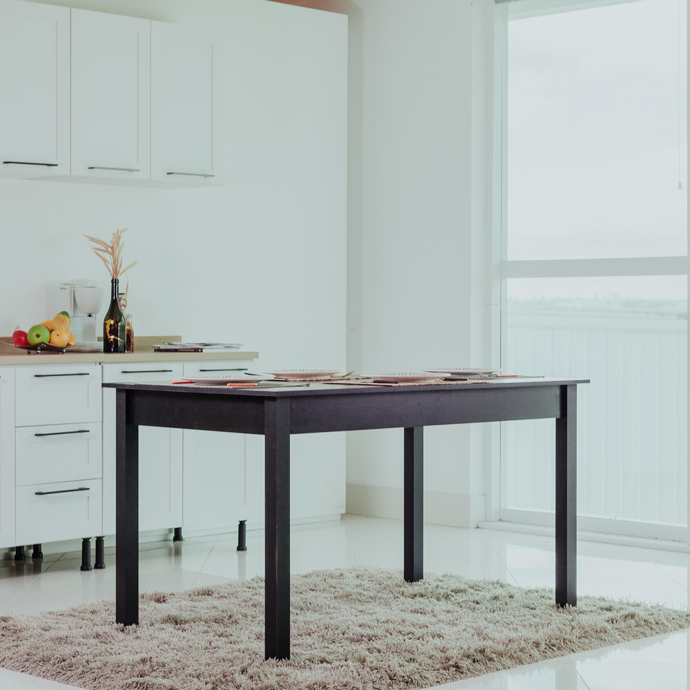 Mesa de Jantar Ditália JA-225 Cor:Preto Mesa de Jantar Ditália JA-225 Cor:Preto