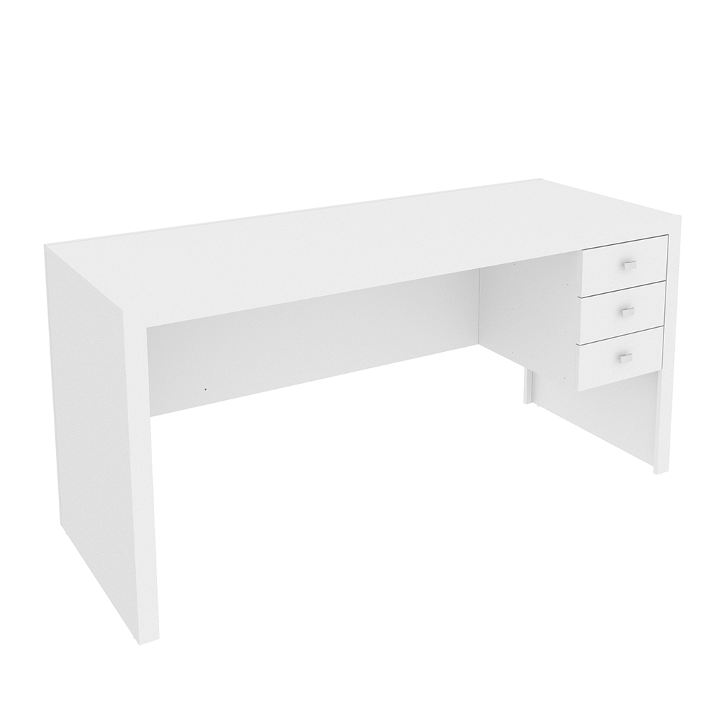 Mesa para Escritório Home Office ME4113 MDP Branco G69 - Gran Belo Mesa para Escritório Home Office ME4113 MDP Branco G69 - Gran Belo