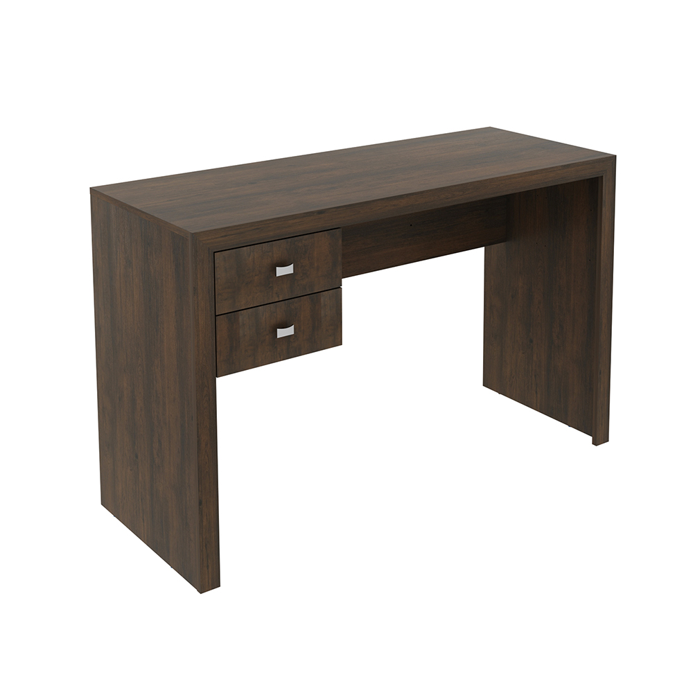 Mesa com 2 Gavetas para Escritório Home Office ME4123 MDP Rustico G69 - Gran Belo Mesa com 2 Gavetas para Escritório Home Office ME4123 MDP Rustico G69 - Gran Belo
