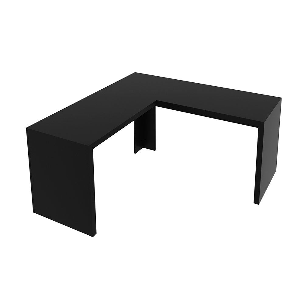 Mesa Angular para Escritório Home Office ME4116 MDP Preto G69 - Gran Belo Mesa Angular para Escritório Home Office ME4116 MDP Preto G69 - Gran Belo