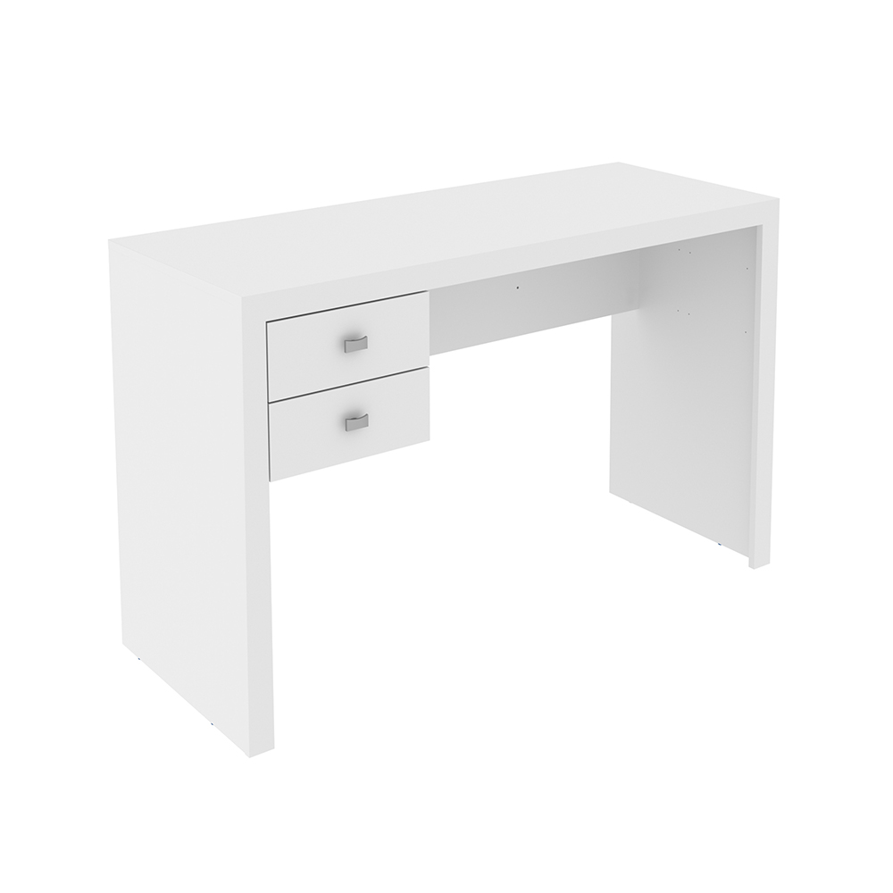 Mesa com 2 Gavetas para Escritório Home Office ME4123 MDP Branco G69 - Gran Belo Mesa com 2 Gavetas para Escritório Home Office ME4123 MDP Branco G69 - Gran Belo