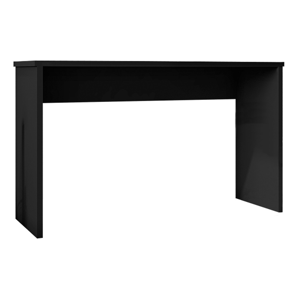 Mesa para Escritório Home Office Sem Gaveta Emma Preto Texturizado G47 - Gran Belo Mesa para Escritório Home Office Sem Gaveta Emma Preto Texturizado G47 - Gran Belo
