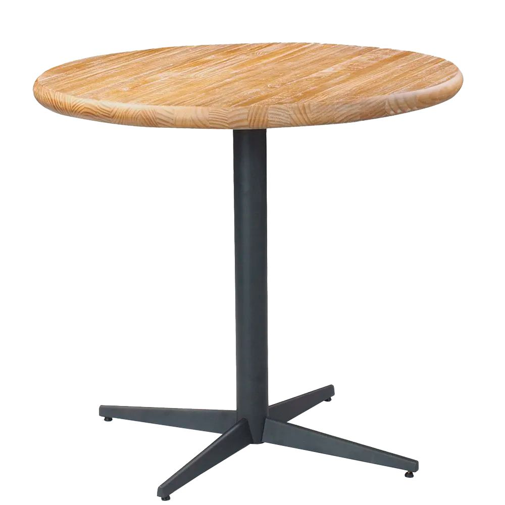 Mesa Sala de Jantar Cozinha Shery Redonda 70cm Grafite Madeira Maciça Driftwood G54 - Gran Belo Mesa Sala de Jantar Cozinha Shery Redonda 70cm Grafite Madeira Maciça Driftwood G54 - Gran Belo