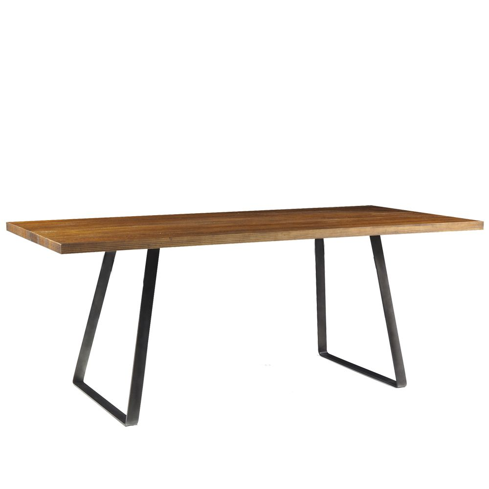 Mesa Sala de Jantar Cozinha Ogleary 220cm Grafite Madeira Maciça Rustic Brown G54 - Gran Belo Mesa Sala de Jantar Cozinha Ogleary 220cm Grafite Madeira Maciça Rustic Brown G54 - Gran Belo