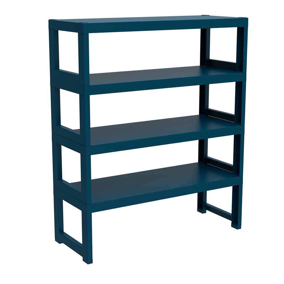 Estante Quadra com 4 Prateleiras Navy Estante Quadra com 4 Prateleiras Navy