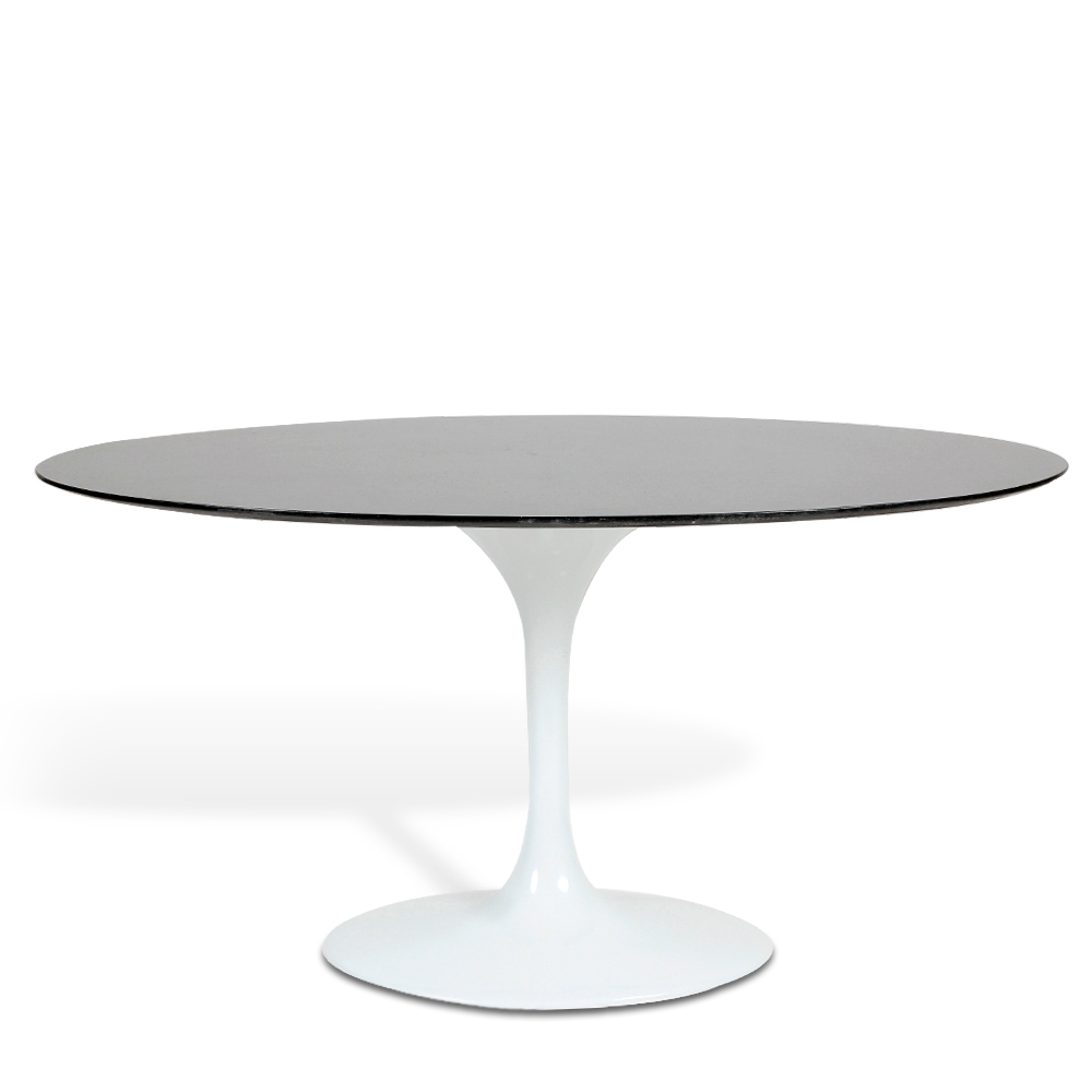 Mesa Saarinen Tulip Jantar São Gabriel 198x122cm Base Branca Mesa Saarinen Tulip Jantar São Gabriel 198x122cm Base Branca