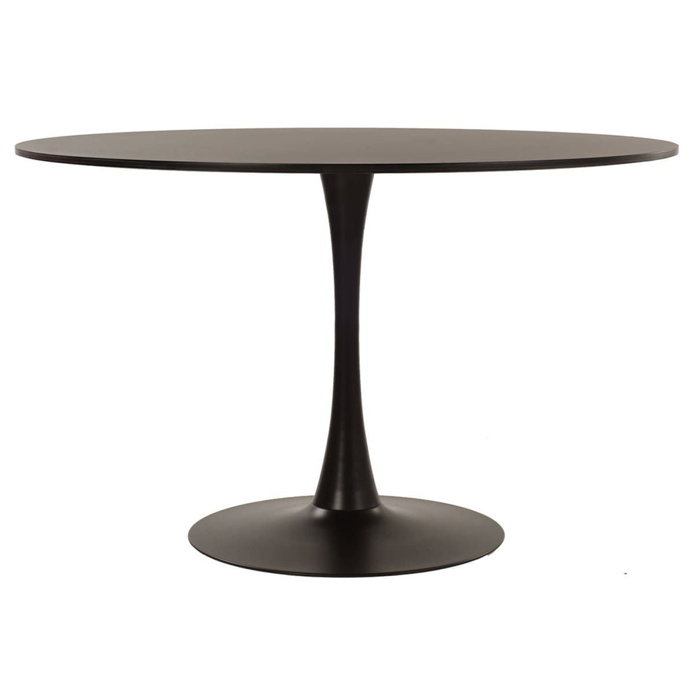 Mesa de jantar redonda Tulipa 120 cm Preto Mesa de jantar redonda Tulipa 120 cm Preto