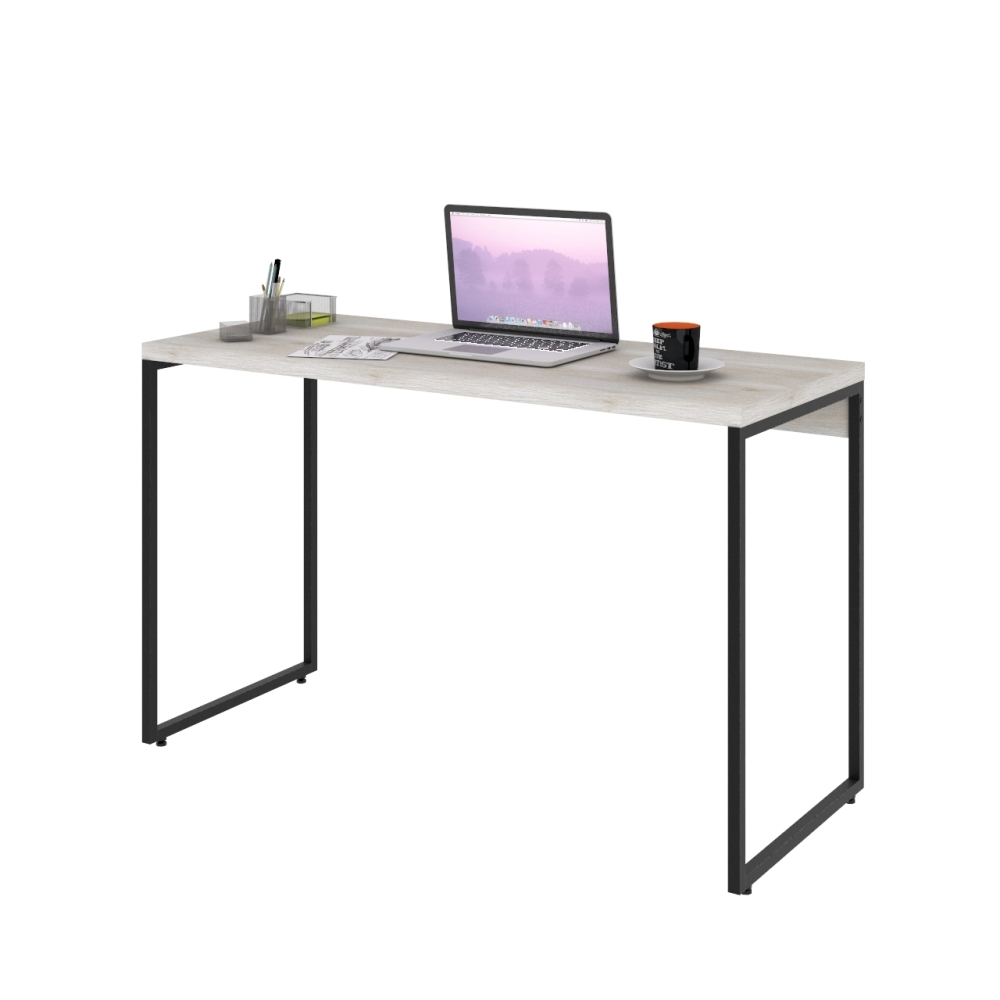 Mesa Para Escritório e Home Office Industrial Aspen 120 cm C01 Snow - Lyam Decor Mesa Para Escritório e Home Office Industrial Aspen 120 cm C01 Snow - Lyam Decor