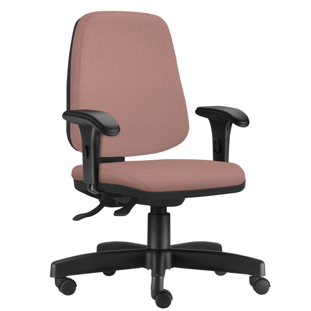 Cadeira Giratória Job L02 Diretor Executiva Suede Rosê - Lyam Decor Cadeira Giratória Job L02 Diretor Executiva Suede Rosê - Lyam Decor