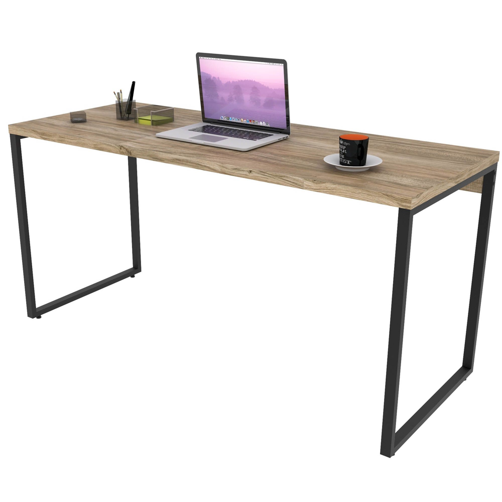 Mesa Para Escritório Home Office Estilo Industrial Form C01 150 cm Carvalho - Lyam Decor Mesa Para Escritório Home Office Estilo Industrial Form C01 150 cm Carvalho - Lyam Decor