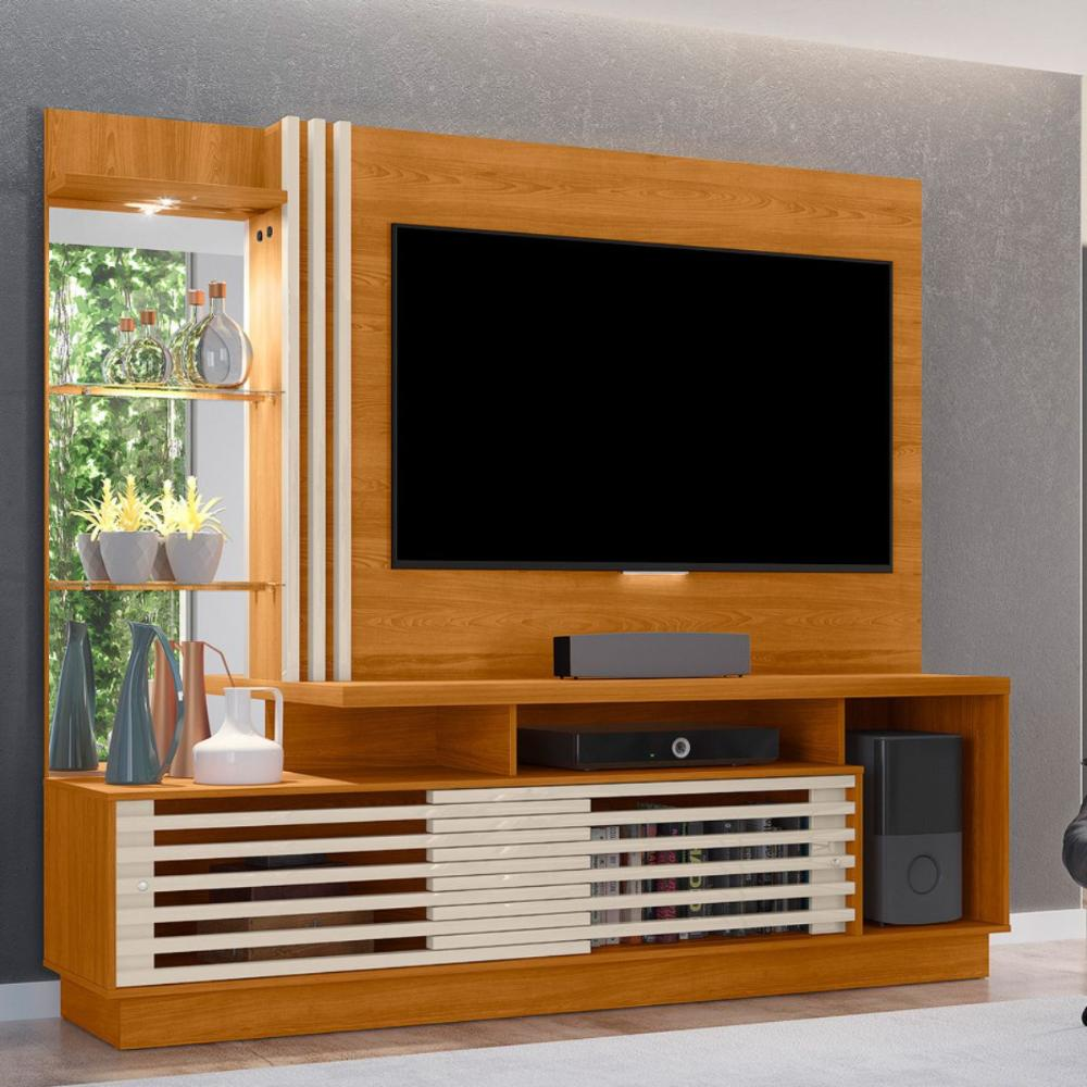 Estante Para TV Rivendells Cinamomo Off White Estante Para TV Rivendells Cinamomo Off White