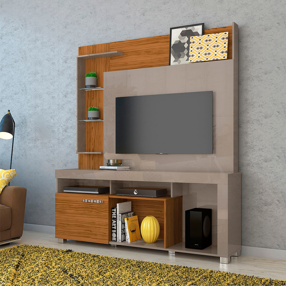 Estante Home Theater Madetec Ícaro para TV de até 50' - Madetec Estante Home Theater Madetec Ícaro para TV de até 50' - Madetec