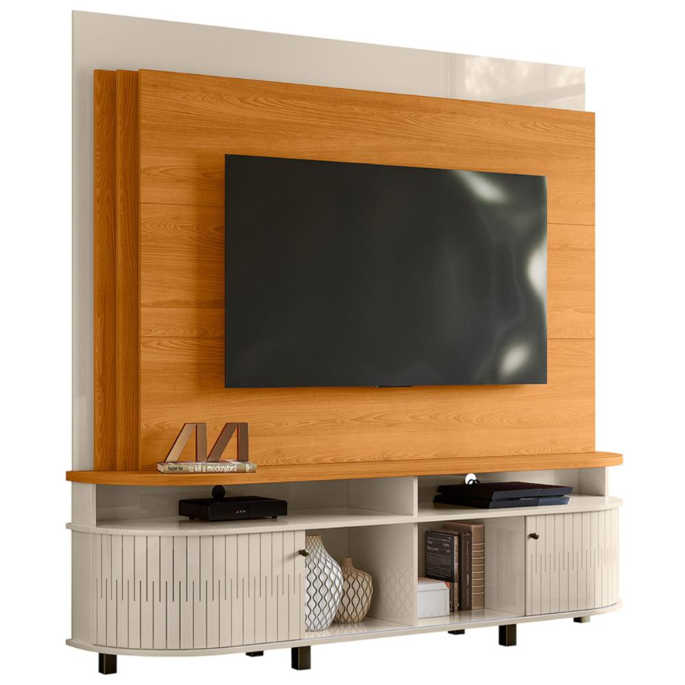 Home para TV's 65 Polegadas Leeds CInamomo Off White Home para TV's 65 Polegadas Leeds CInamomo Off White