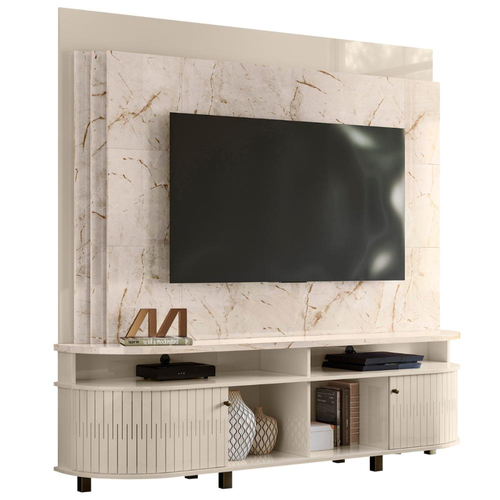 Home para TV's 65 Polegadas Leeds Calacata Off White Home para TV's 65 Polegadas Leeds Calacata Off White