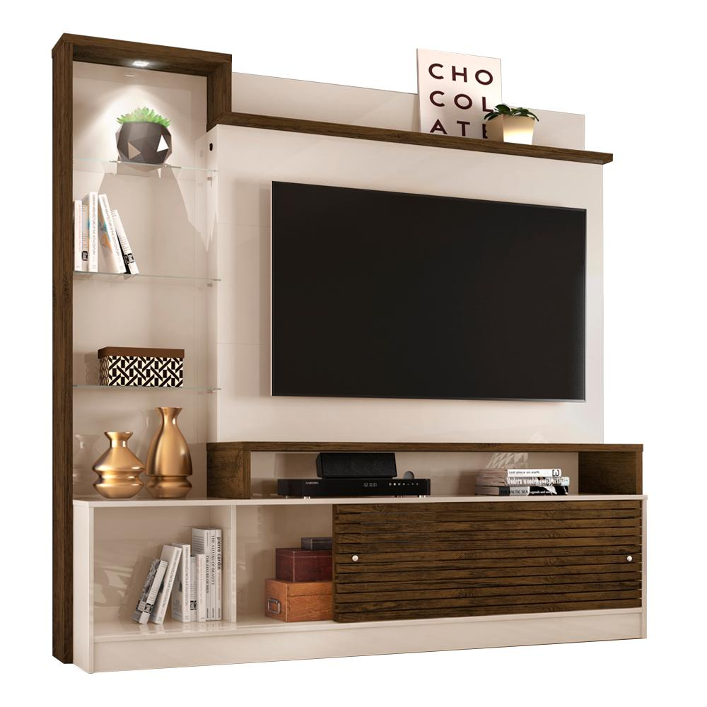 Estante Home Para TV 55 Polegadas 6471 Off White Savana Madetec Estante Home Para TV 55 Polegadas 6471 Off White Savana Madetec