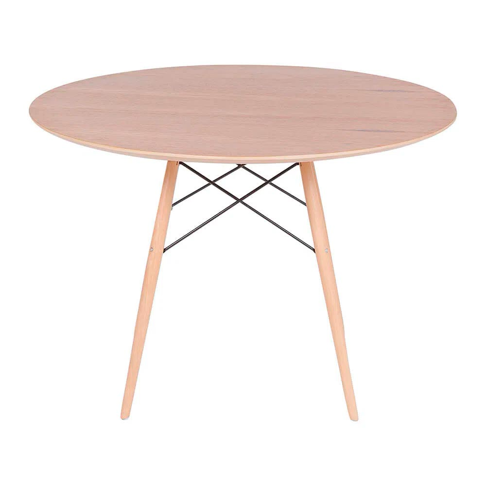 Mesa Eames Eiffel Redonda 110cm - Freijó Mesa Eames Eiffel Redonda 110cm - Freijó