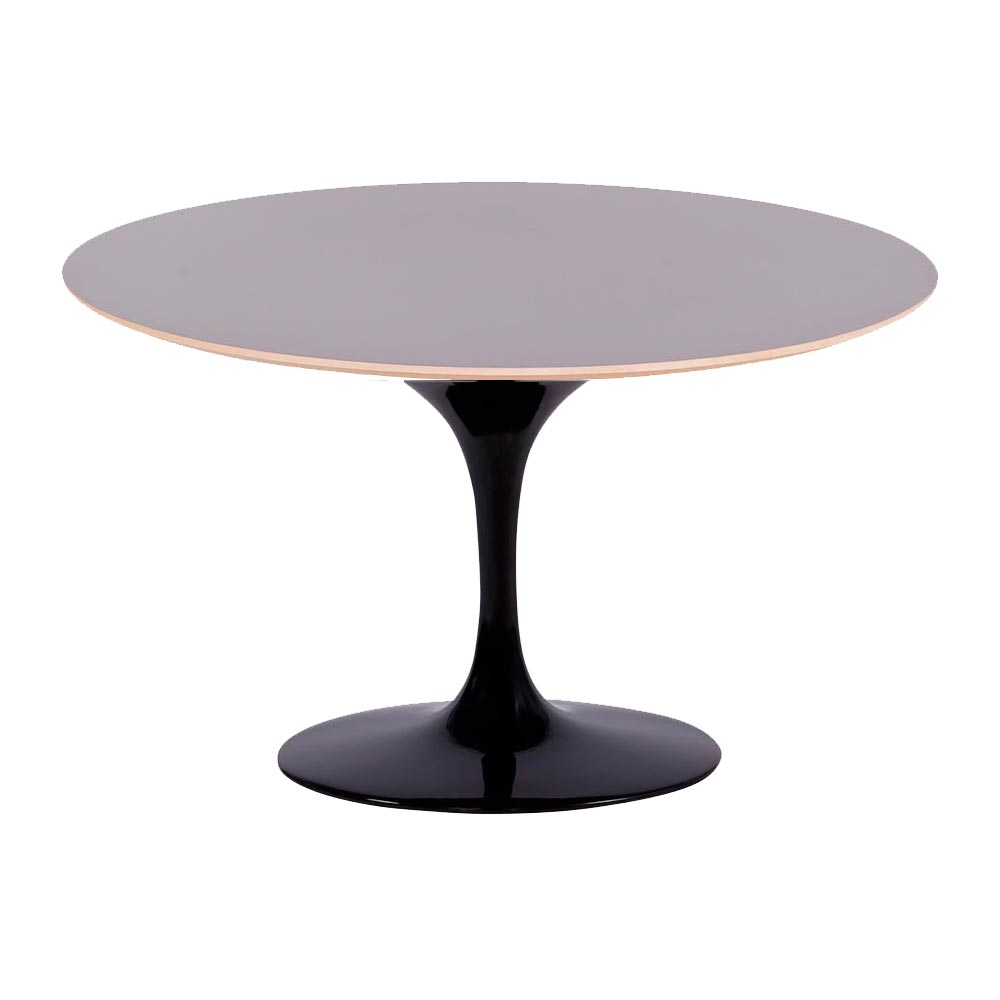 Mesa Saarinen Oval Fórmica Preta 160x90cm - Base Preta Mesa Saarinen Oval Fórmica Preta 160x90cm - Base Preta