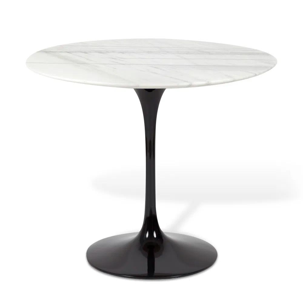 Mesa Saarinen Redonda Espírito Santo 137cm - Base Preta Mesa Saarinen Redonda Espírito Santo 137cm - Base Preta