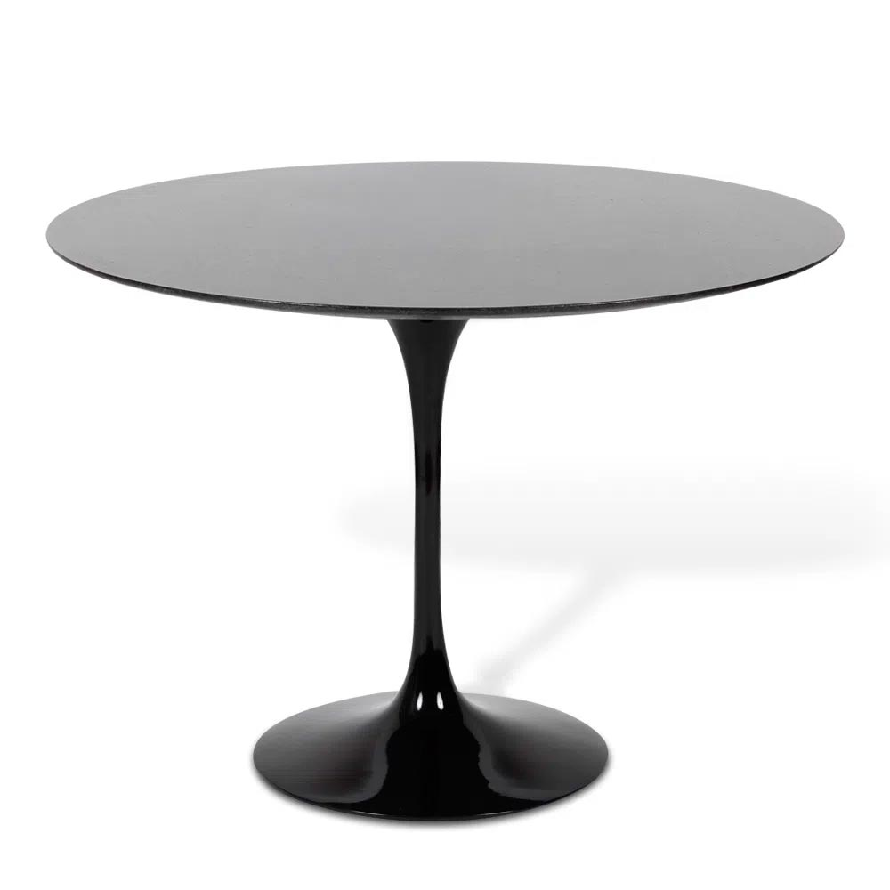 Mesa Saarinen Redonda São Gabriel 100cm - Base Preta Mesa Saarinen Redonda São Gabriel 100cm - Base Preta