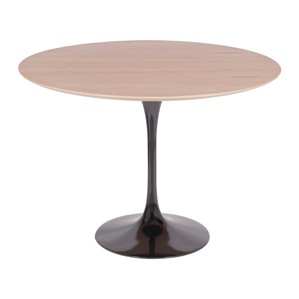 Mesa Saarinen Redonda Freijó 90cm - Base Preta Mesa Saarinen Redonda Freijó 90cm - Base Preta