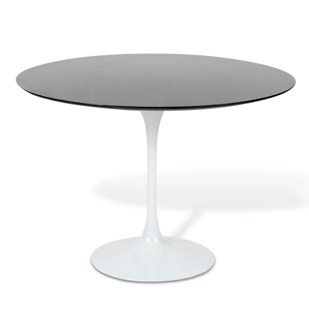 Mesa Saarinen Redonda São Gabriel 100cm - Base Branca Mesa Saarinen Redonda São Gabriel 100cm - Base Branca