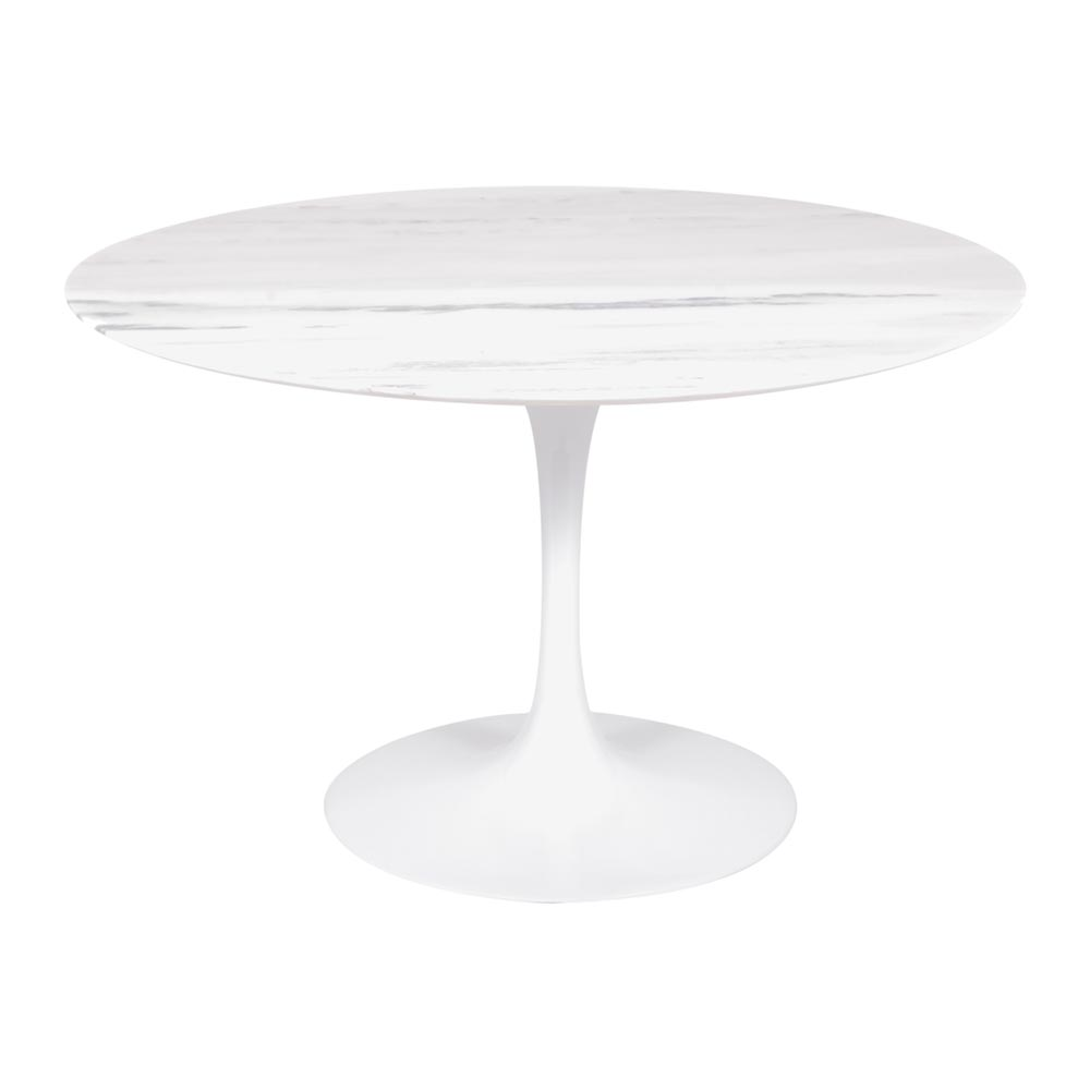 Mesa Saarinen Redonda Espírito Santo 90cm - Base Branca Mesa Saarinen Redonda Espírito Santo 90cm - Base Branca
