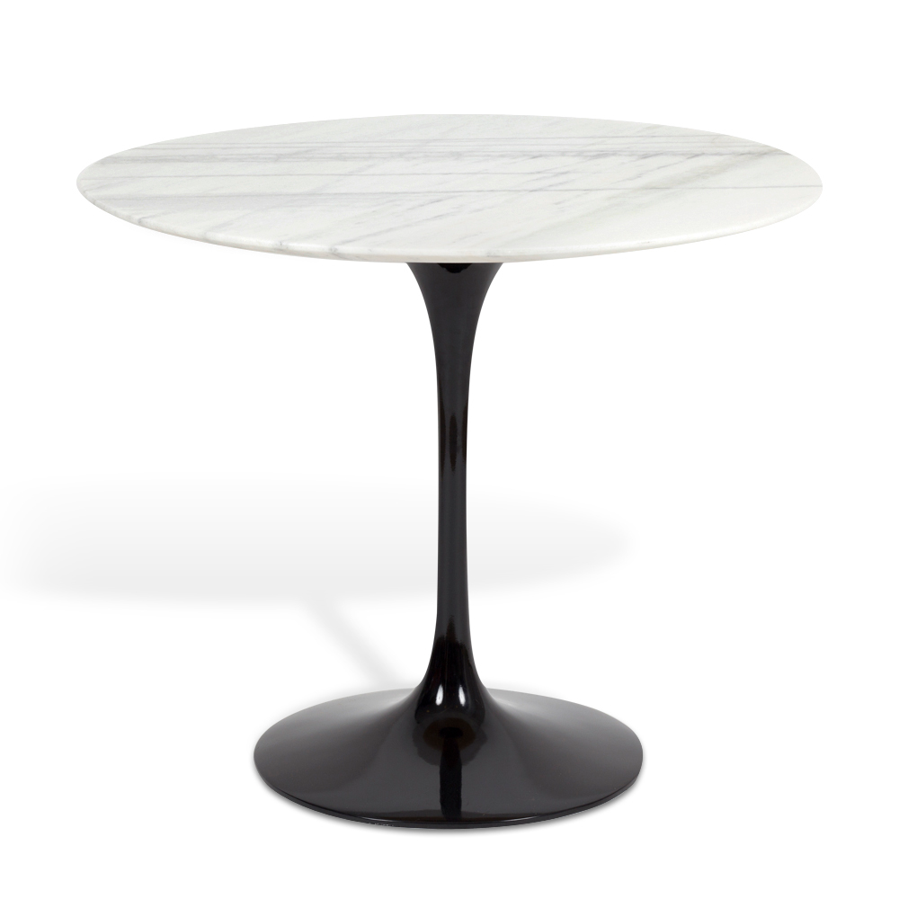 Mesa Saarinen Tulip Jantar Espírito Santo 107cm Base Preta Mesa Saarinen Tulip Jantar Espírito Santo 107cm Base Preta