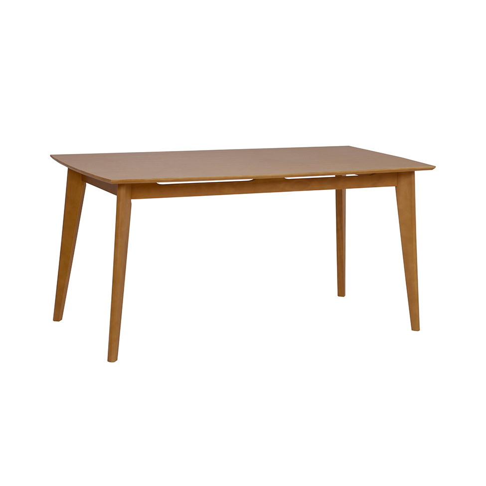 Mesa de Jantar Retangular Elis Avelã 158 cm Mesa de Jantar Retangular Elis Avelã 158 cm