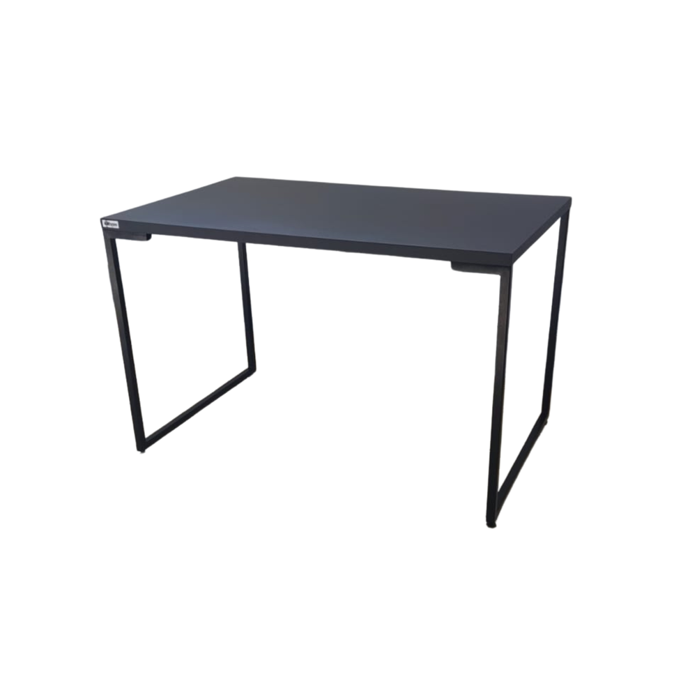 Mesa Industrial MDF Preta 110cm Mesa Industrial MDF Preta 110cm