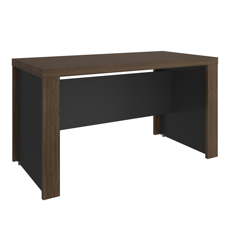 Mesa para Escritório Noblesse 900 Capuccino com Preto Mesa para Escritório Noblesse 900 Capuccino com Preto