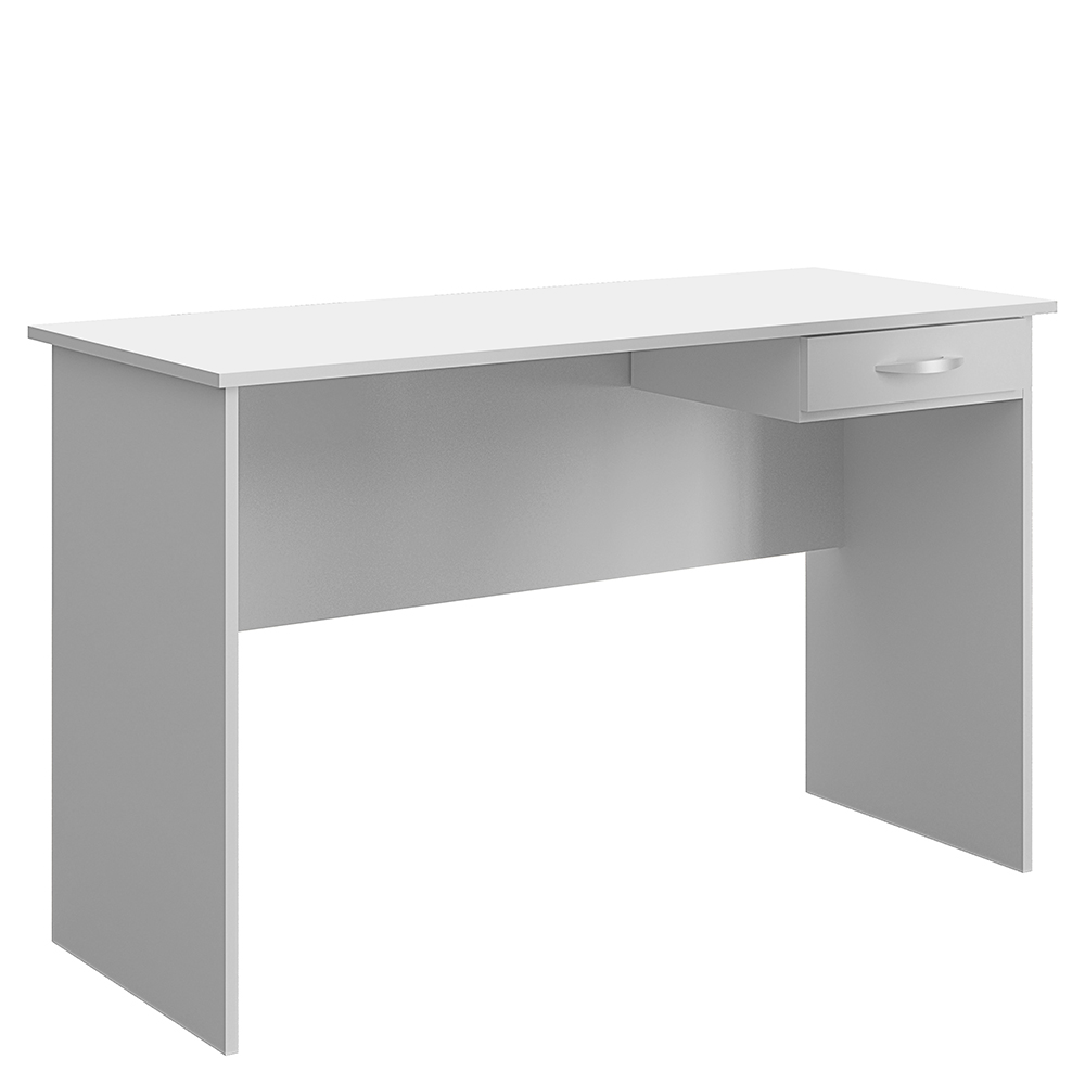 Mesa Para Escritorio 1 Gaveta 120 cm 6901 Branco Mobbs Mesa Para Escritorio 1 Gaveta 120 cm 6901 Branco Mobbs