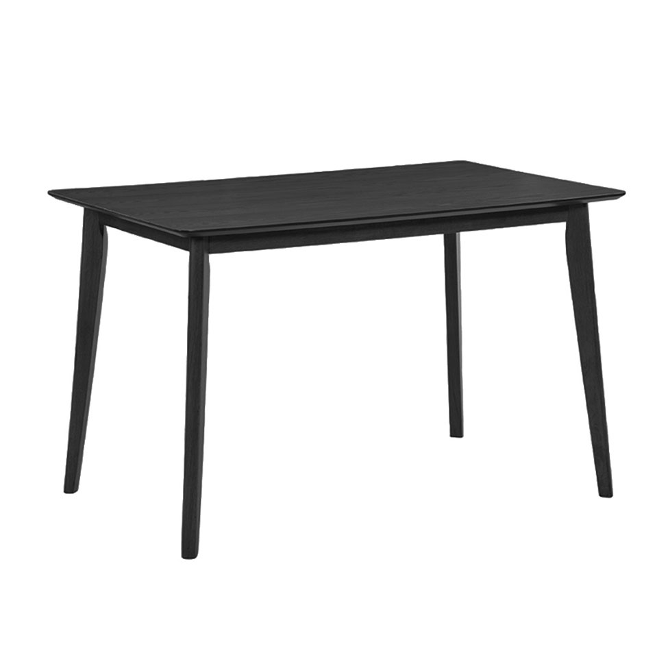 Mesa de Jantar Retangular Finlândia Preta 160 cm Mesa de Jantar Retangular Finlândia Preta 160 cm
