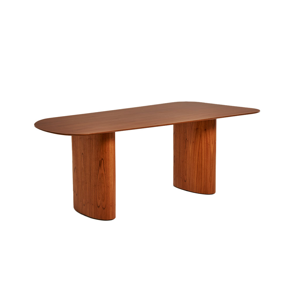 Mesa de Jantar Retangular com Tampo MDF Maia Mel 240 cm Mesa de Jantar Retangular com Tampo MDF Maia Mel 240 cm