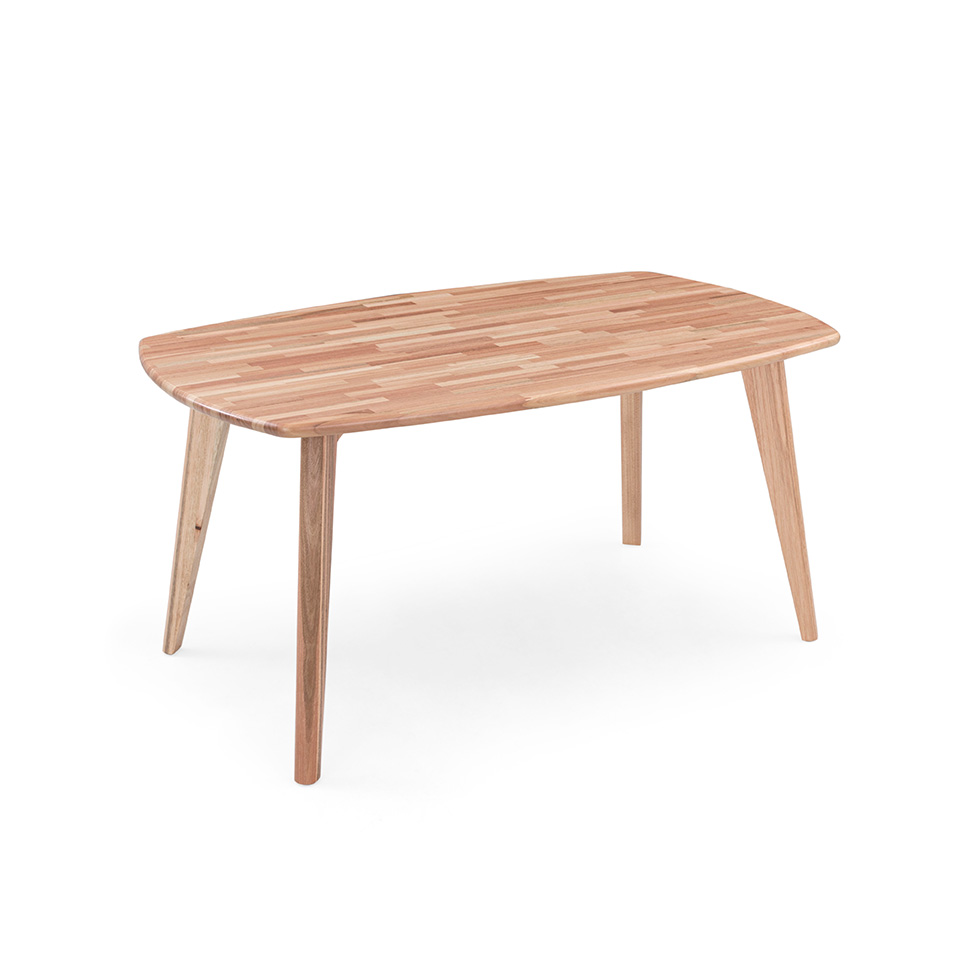 Mesa de Jantar Retangular com Tampo de Madeira Maciça Palmira Marrom Claro 150 cm Mesa de Jantar Retangular com Tampo de Madeira Maciça Palmira Marrom Claro 150 cm