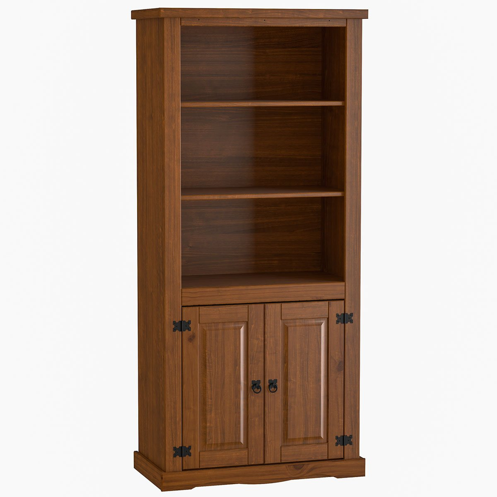 Estante Livreiro 2 Portas 100% Madeira Imperial Imbuia Fosco Estante Livreiro 2 Portas 100% Madeira Imperial Imbuia Fosco