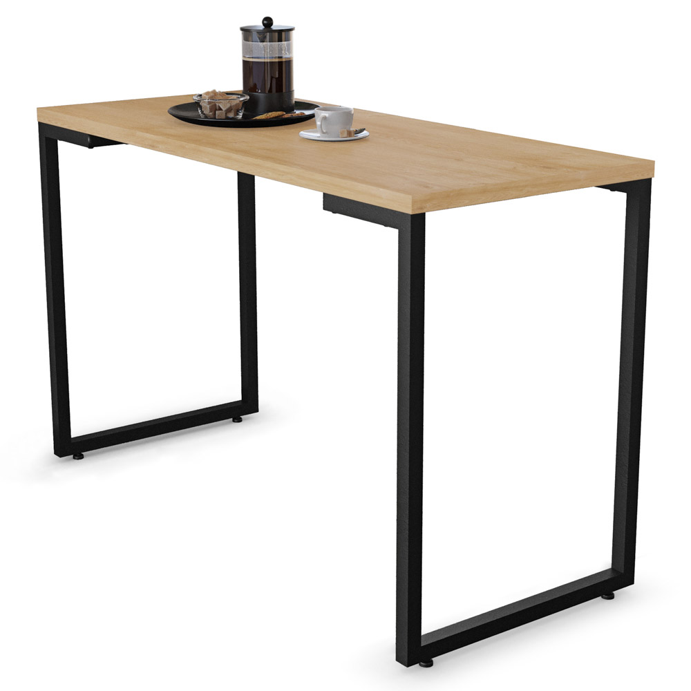 Mesa de Cozinha Multiuso Lanche Rápido Estilo Industrial 120x50cm BP Prattica F02 Nature - Mpozenato Mesa de Cozinha Multiuso Lanche Rápido Estilo Industrial 120x50cm BP Prattica F02 Nature - Mpozenato