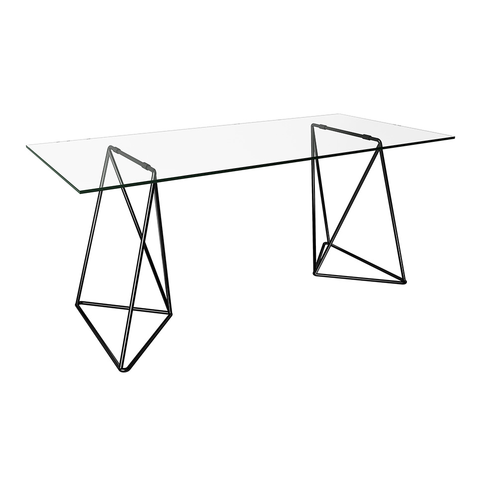 Mesa de Jantar Retangular Leblon Preta 140 cm Mesa de Jantar Retangular Leblon Preta 140 cm