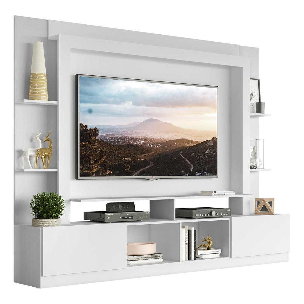 Estante para TV até 65" Multimóveis Oslo FG3395 Branca Estante para TV até 65" Multimóveis Oslo FG3395 Branca