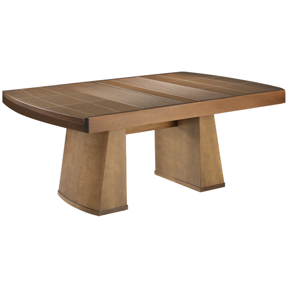 Mesa De Jantar Extensivel 162 ou 222 cm Madeira Capuccino Nacc Mesa De Jantar Extensivel 162 ou 222 cm Madeira Capuccino Nacc