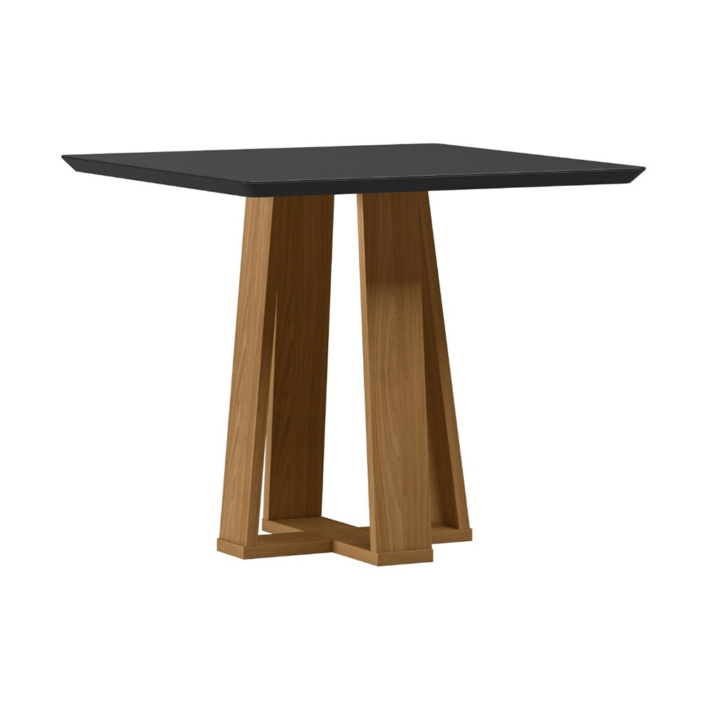 Mesa Valencia 90x90cm - Ypê/preto Mesa Valencia 90x90cm - Ypê/preto