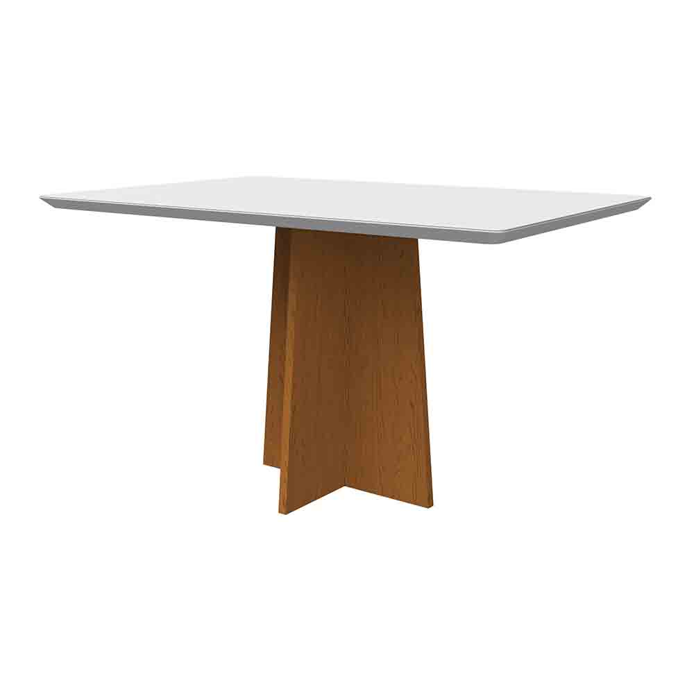 Mesa Anitta 135x90cm - Ypê/Off White Mesa Anitta 135x90cm - Ypê/Off White