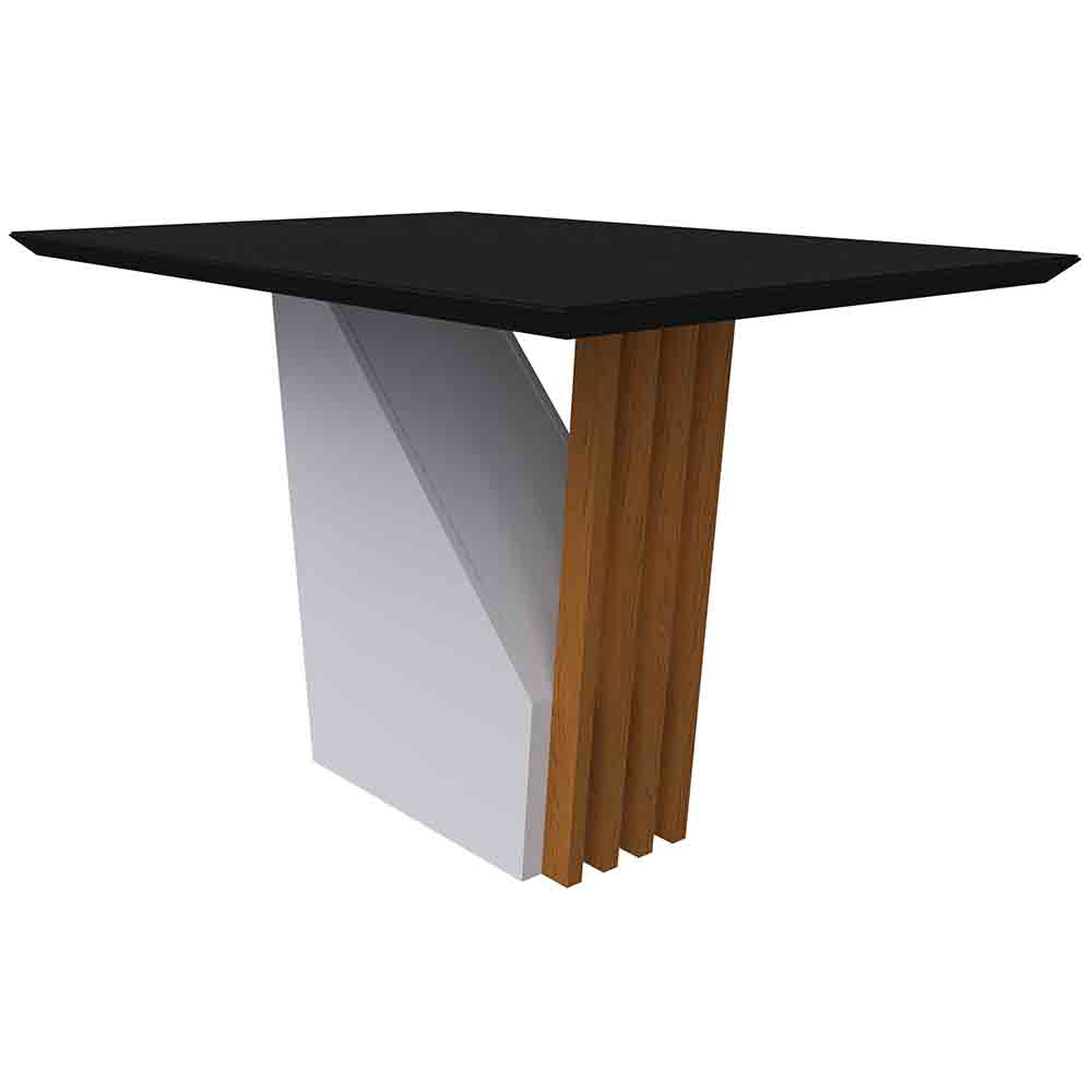 Mesa Veneza 120x80cm - Ypê/Preto Mesa Veneza 120x80cm - Ypê/Preto