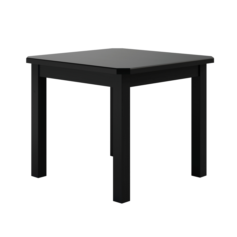 Mesa Quadrada Preta De Madeira Maciça Pinus 88x88 Para Cozinha Sala De Jantar Sfa Mesa Quadrada Preta De Madeira Maciça Pinus 88x88 Para Cozinha Sala De Jantar Sfa