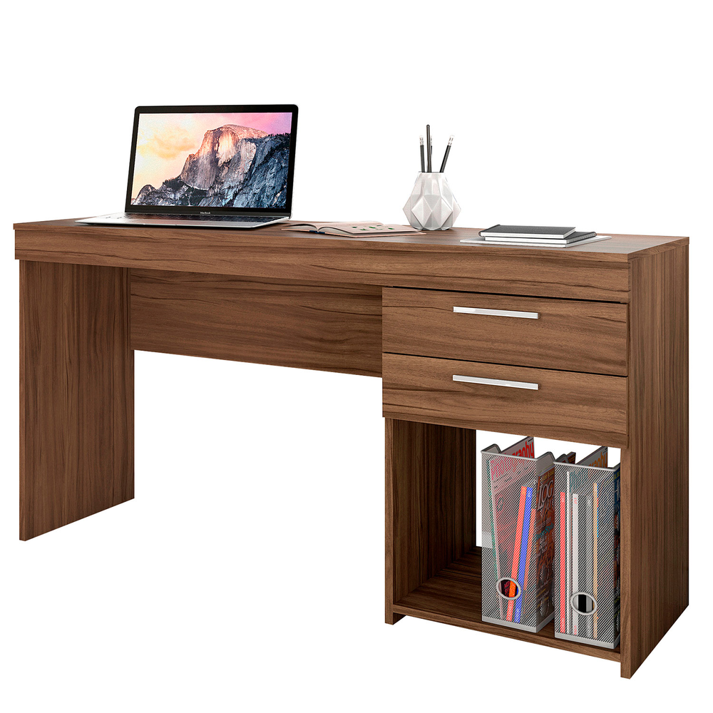 Mesa para Computador Office Nogal - Notavel Mesa para Computador Office Nogal - Notavel